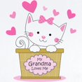 thumbnail image 2 of CafePress - Kitty Grandma Loves Me Infant Bodysuit - Baby Light Bodysuit, Size Newborn - 24 Months, 2 of 4