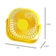thumbnail image 3 of Ventilador De Escritorio USB, Ventilador Personal De Mesa, 2 Velocidades, Funcionamiento Silencioso, Mini Ventilador Portátil, Cabezal Giratorio Flexible, Alimentación USB Para Oficina, 3 of 8