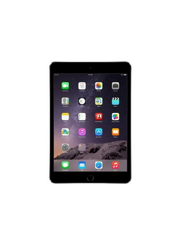 Apple iPad mini 3 Wi-Fi + Cellular - 3rd generation - tablet - 128 GB - 7.9" IPS (2048 x 1536) - 3G, 4G - LTE - space gray - Used