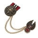 thumbnail image 1 of 2x Mujeres Hombres Aleación Insignia Collar Único Broche Pin Joyería de Yuyangstore Broche de medalla unisex, 1 of 8