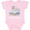 AD-Pink, variant on Inktastic My Godfather Loves Me to the Moon and Back Elephant Family Boys or Girls Baby Bodysuit