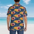 thumbnail image 6 of Fotbe Burning Rugby Balls Hawaiian Shirt for Men Unisex Summer Beach Casual Short Sleeve Cotton Linen Button Down Shirts-3X-Large, 6 of 9