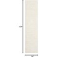thumbnail image 2 of Milan Shag Collection Runner Rug - 2' x 12', Ivory, Plush Thick Pile, Non-Shedding, Easy to Clean, Hallway and Foyer Rug, Soft and Durable, 2 of 19