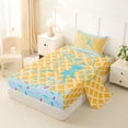 thumbnail image 2 of Erosebridal Cute Baseball Ice Cream Twin Sheet Sets For Boys,Sport Ball Game Kids Bedding 3-Piece, 2 of 6