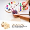 thumbnail image 3 of LABELEPH Unfinished Wood Cutouts Snail Shape Khaki 20Pcs 3.1X2.6X0.1In, 3 of 8