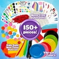 thumbnail image 3 of Creative Kids Make & Play Plate Craft Kit - Make 8 Paper Plate Characters – All Inclusive Kid-Safe Supplies - Educational Preschool Crafts Kit - Party Favor Gifts for Boys and Girls 3+, 3 of 5