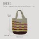 thumbnail image 4 of Bolsos de playa bohemios y delgados LinDeJuan 2023 en papiro para tejer con bolsillo interior, 4 of 5