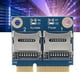 thumbnail image 3 of Mini PCIe Dual Micro Secure Digital Adaptador De Memoria Tarjeta Convertidor Tarjeta Extensora Verde 5 X 3 X 1 Cm Escena Aplicable Notebook, 3 of 7