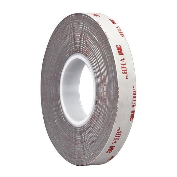 3m Foam Tape, Gray, 5 yd L, 3/4 in W 4611