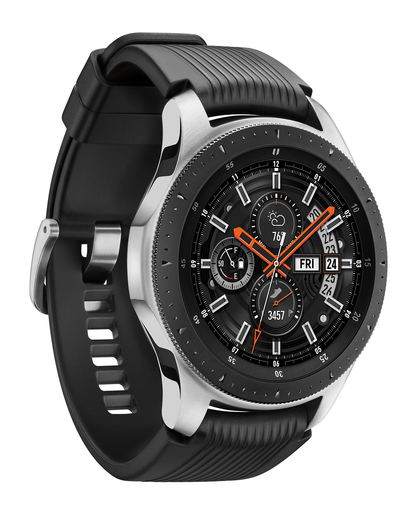 SAMSUNG Galaxy Watch - Bluetooth Smart Watch (46mm) - Silver - SM-R800NZSAXAR - image 3 of 15