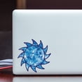 thumbnail image 3 of Sun Decal Blue Crystal Sticker Vinyl Rear Window Car Truck Laptop Sun Solar Wall Water and Fade Resistant 4 Inches, 3 of 4