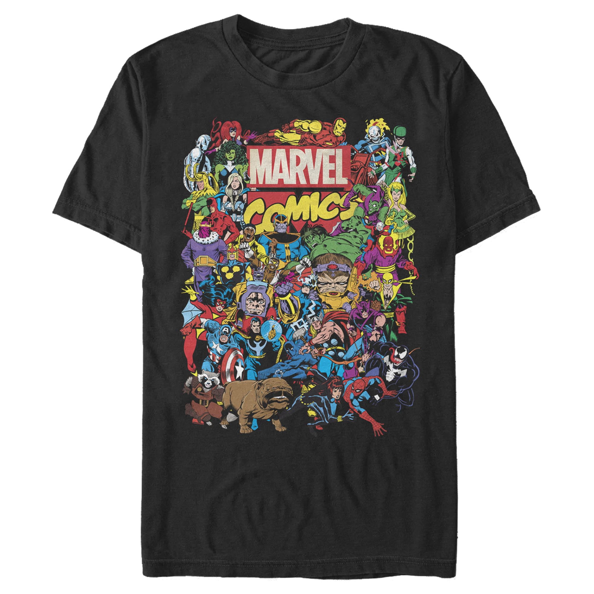 Men's Marvel Comic Heroes Graphic T-Shirt