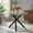 Black, variant on Demi Bonn 39" Round Glass Dining Table with X-Frame, 2-4 Seaters Modern Compact Table for Small Spaces, Kitchen & Dining Room, Gold