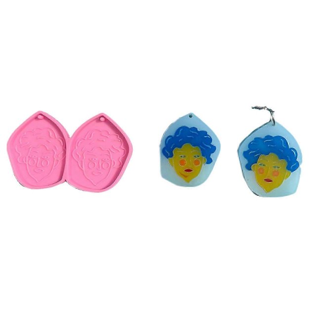 Handmade Earrings Epoxy Resin Mold Eardrop Danglers Silicone Mould DIY Crafts