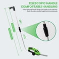 thumbnail image 4 of Conhome 7.2V Electric Shrub Trimmer 2 in 1 Garden Clippers with Extension Handle , Hedge Trimmer Cordless & Garden Shears Handheld Hedge Trimmers, 4 of 8