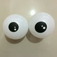 thumbnail image 4 of Cheers.US 100Pcs/Bag Eyeball Top Latex Balloons White Black Eye Printed Balloon for Animals Eye DIY Creations Birthday Party Halloween Decoration Garland Balloon Arch Baby Shower, 4 of 7