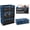 Ocean - 60L, variant on CleverMade Collapsible 45L Plastic Utility Crate, Obsidian 1 Pack