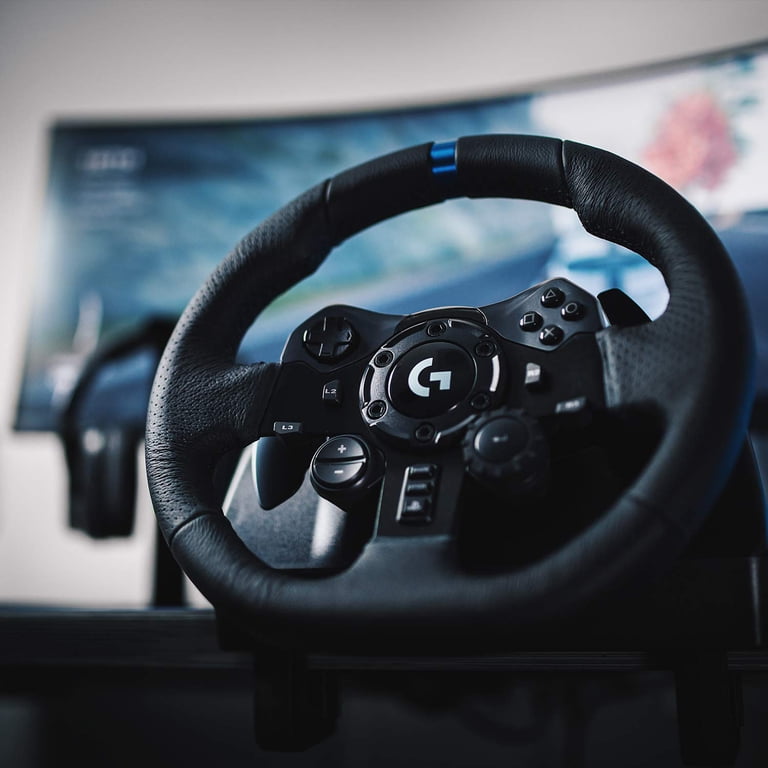 Logitech G923 Racing Wheel with TRUEFORCE, Pedal, PS5 and PS4