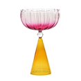 thumbnail image 4 of Cuenco de postre romántico de 2 piezas, vaso colorido para beber, copas de cristal para yogur para té , bebida, cóctel Gloria Cuencos de postre de copa, 4 of 7