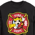 thumbnail image 3 of Disney - Firefighter Mickey - Fire Dept. Alarm - Toddler & Youth Crewneck Fleece Sweatshirt, 3 of 5