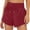 Wine Red, variant on YVNAURA Women's High Waisted Athletic Shorts with Pockets, 2026 Summer Elastic Waist Quick Dry Running Shorts for Women, Loose Fit Stretchy Gym Workout Shorts for Outdoor Sports,Light Ashy,L