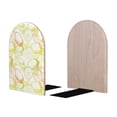 thumbnail image 2 of Lsque Lemon Potatoes Printed Wood Bookends,Non-Skid Bookend for Shelves,Heavy Duty Support Bookends,Non-Slip Foam Pads for Office, Home, and Library,1 Pair, 2 of 8