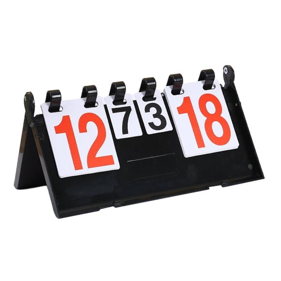 ZLight Sports Scoreboard Score Keeper Easy To Portable Flip Scoreboard With Large Number Display Sport Indoor Games