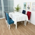 thumbnail image 2 of BOLLSLEY 4PCS Stretch Removable Washable Knitted Dining Room Chair Slipcovers, 2 of 5