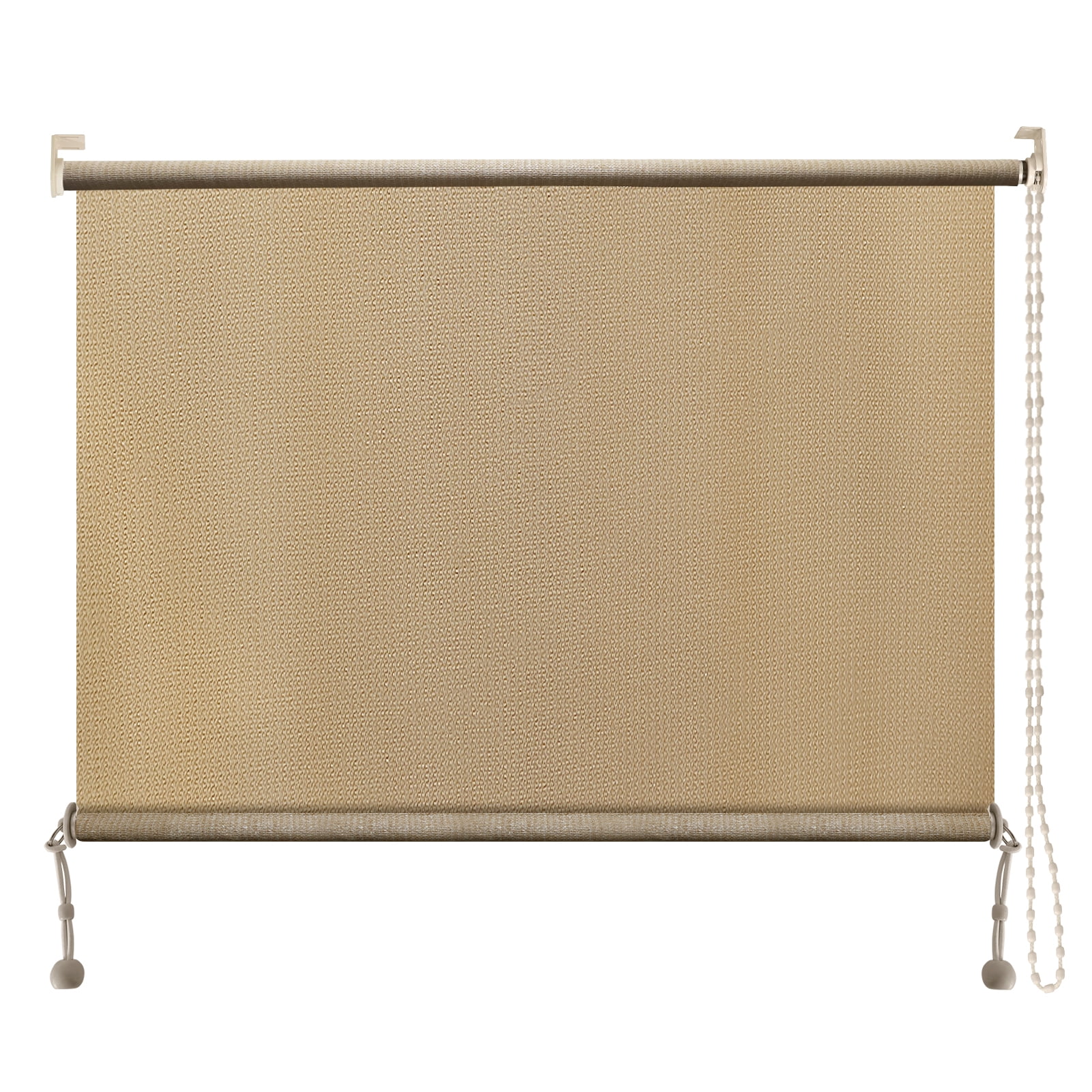 Artpuch Outdoor Patio Blinds Roll Up Shade Fabric (8'W X 6'L), Corded