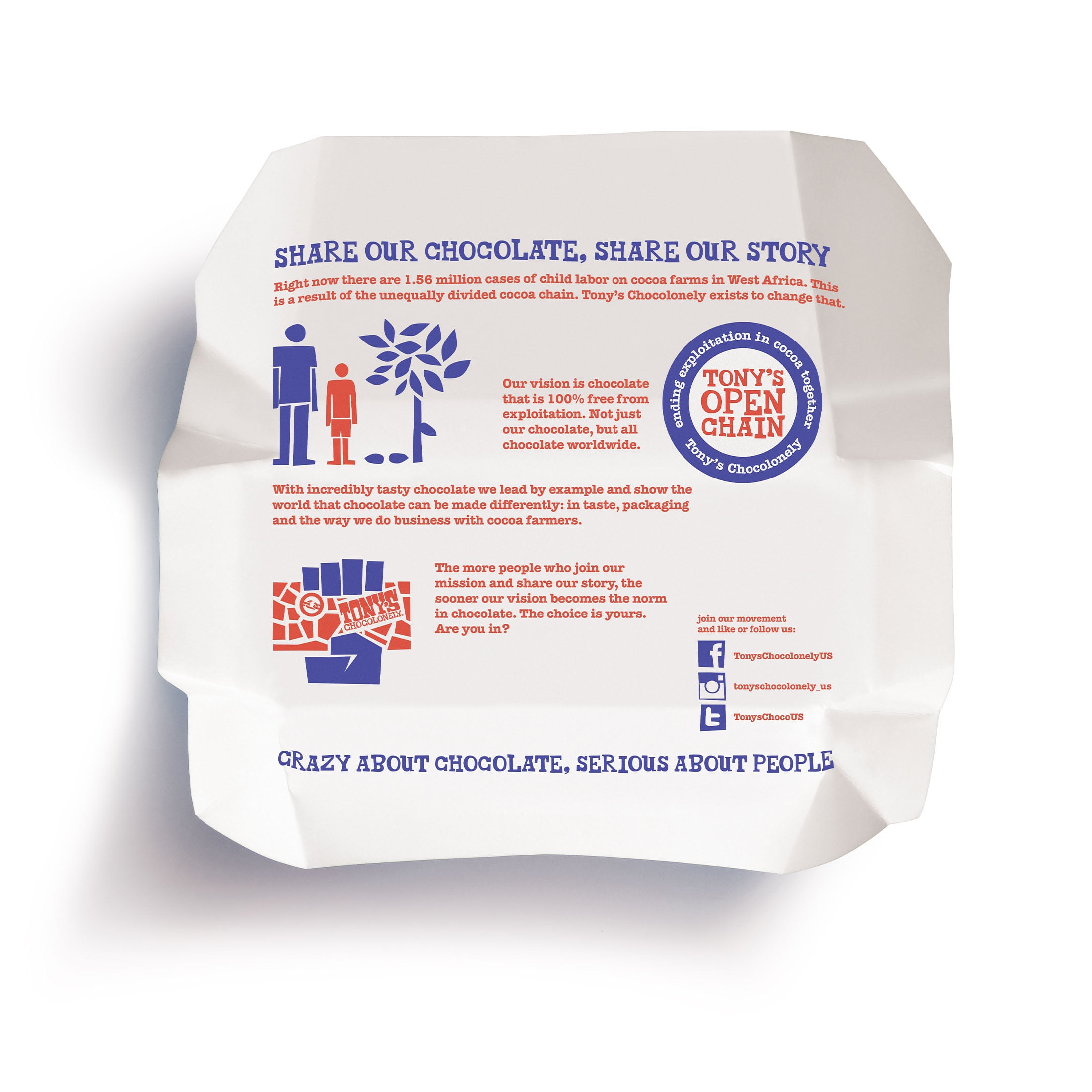 Tony's Chocolonely Dark Milk Chocolate Bar with Pretzel and Toffee, 6.35 oz
