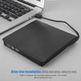 thumbnail image 4 of Black One-click Pop-up Optical Drive, Light USB3.0 Interface DVD Recorder, For Laptop Desktop PC, 4 of 8