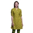 thumbnail image 1 of Bimba Printed Kurtis For Women Short Kurti For Girls Straight Tunic Tops, 1 of 6