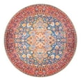 thumbnail image 3 of Unique Loom Timeless Collection Area Rug - James (5' Round Navy Blue/Gold), 3 of 9