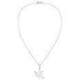 thumbnail image 4 of Cut-Out Sparrow Bird Outline .925 Sterling Silver Pendant Necklace, 4 of 5