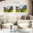 thumbnail image 4 of Elephant Stock Scenic Lauterbrunnen Wall Art - Horizontal Multi Panel Canvas - Living Room Wall Decor - Nature Multi Panel - Gray And Green Decor - 38" x 24", 4 of 8