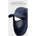 thumbnail image 6 of RYDCOT Sun Hat for Men Women Neck Flap Ponytail Hats,UPF50+ Foldable Sun Cap Sun Protection Hat Summer Outdoor Fishing Hat, 6 of 9
