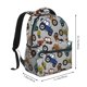 thumbnail image 2 of Fotbe Color Tractor Mochila Casual con Estampado para Escuela, Viajes y Actividades al Aire Libre - Duradera, Ligera y Cómoda, 2 of 5