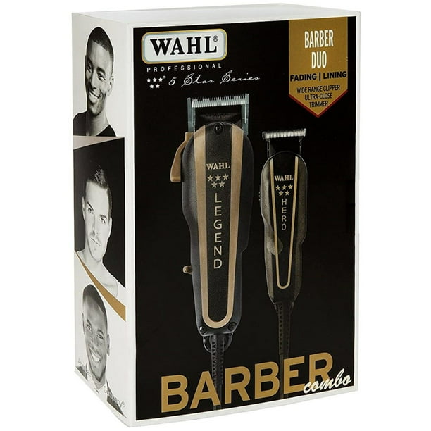 WAHL 5-Star Barber Combo Legend Clipper and Hero Trimmer 8180