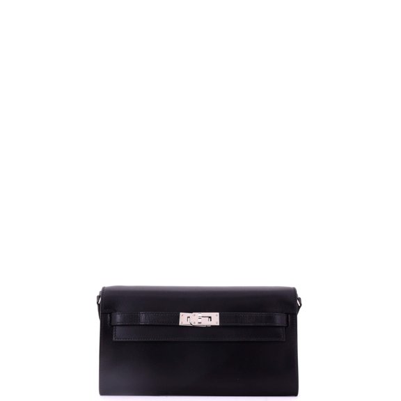 Pre-Owned Kelly To Go Wallet Box Calf By Rebag