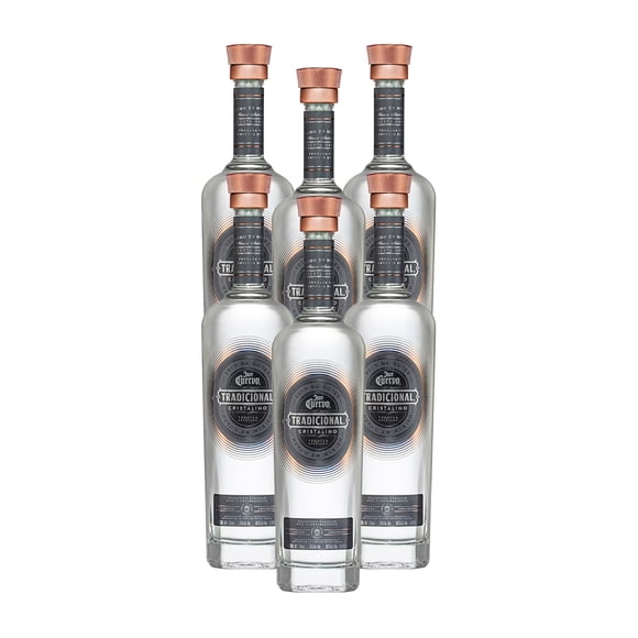 Pack De 6 Tequila Tradicional Cristalino 750 Ml