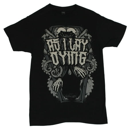 Key - As I Lay Dying Mens T-Shirt - Double Skull Coffin Key Image ...