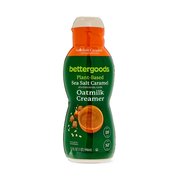 bettergoods Plant-Based Sea Salt Caramel Oat milk Creamer, 32 fl oz