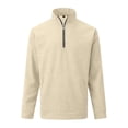 thumbnail image 4 of Ahabrexf Sleeves for Men Men Fashion Casual Turtleneck Solid Color Long Sleeve Sweatshirts Blouse Turtleneck for Men, 4 of 5