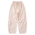 thumbnail image 3 of Stylish Girls Casual Pants Summer Fashion Trousers With Curved Design Comfortable Breathable For Teen Youth, 3 of 9
