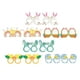 thumbnail image 5 of Gafas de conejito de Pascua con forma de huevo y zanahoria, accesorios para fotos, gafas de conejito de Pascua para bebé 12 piezas estilo B., 5 of 9