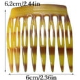 thumbnail image 3 of 1PC Hair Side Combs French Styles Hair Clip Acetate Hair Accesories Fashion Hairpieces for Women Secure and Stylish Hold, 3 of 8
