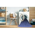 thumbnail image 2 of Ahgly Tapis d'Intérieur Lavable en Machine Carré Bleu Nuit, 4 Pieds Carré, 2 of 7