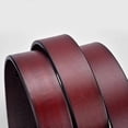 thumbnail image 3 of Men's Belt, Leather Belt for Men, Brown Adjustable Belted Automatic Buckle 3.5cm * 115cm (Box Included), Business Leather Belt, Holiday Gifts Man Gift, 3 of 5