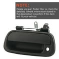 thumbnail image 6 of 1pc Smooth Black Rear Truck Bed Tailgate Handle With Key Hole Replacement Kit Compatible With 00-06 Toyota Tundra, 6 of 7