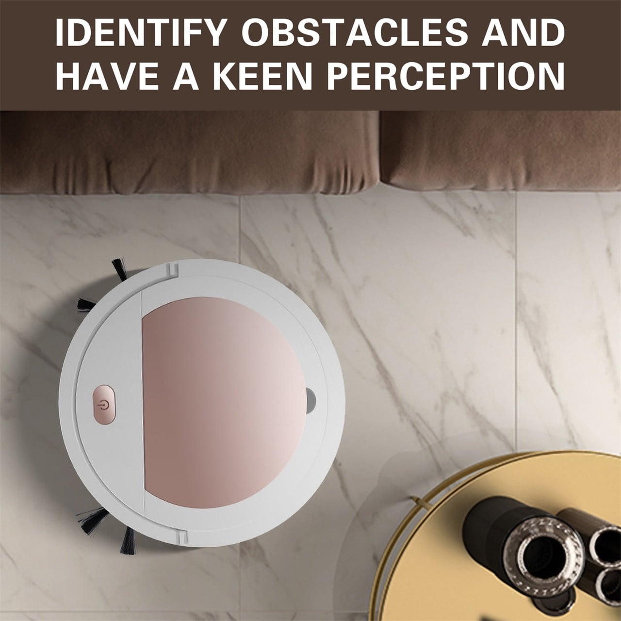 Skegnu Father's Day Robot Vacuum Cleaner, Cleaning Robot Household Vacuum Cleaner And Mop 3 In 1, Applicable To Hard Floor, 1800Pa Strong Suction, Ultra-thin, Daily Cleaning Deal for Days